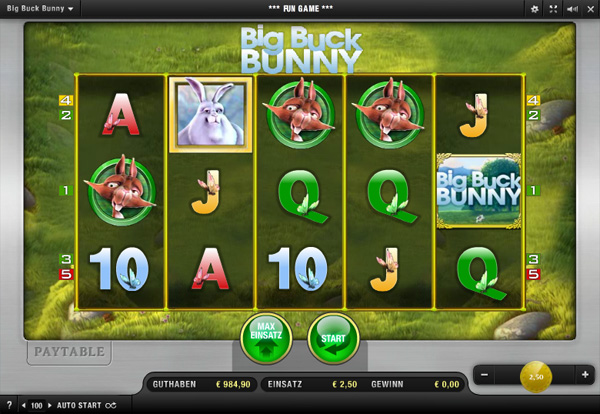 Big Buck Bunny - Merkur Spielautomat