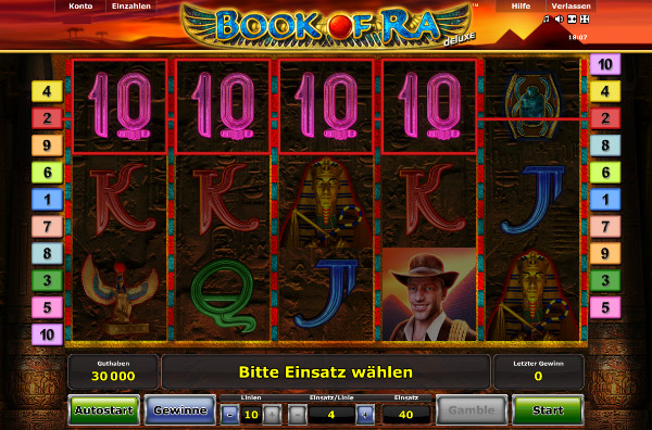 Book of Ra Deluxe - Novoline Spielautomat