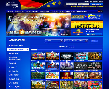 CasinoEuro Webseite