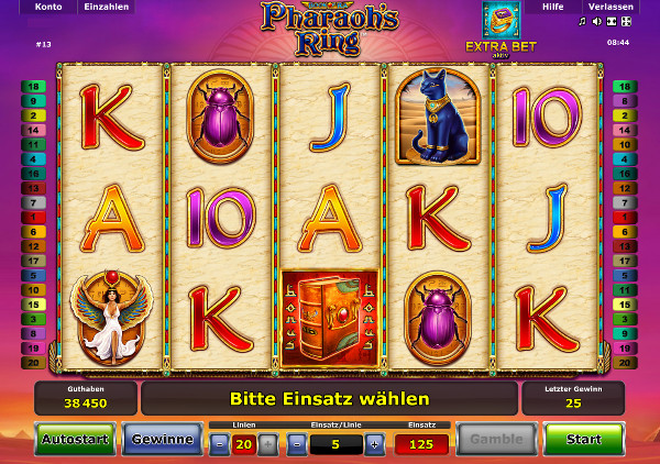 Pharaohs Ring - Novoline Spielautomat