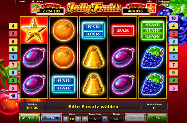 Jolly Fruits - Novoline Spielautomat