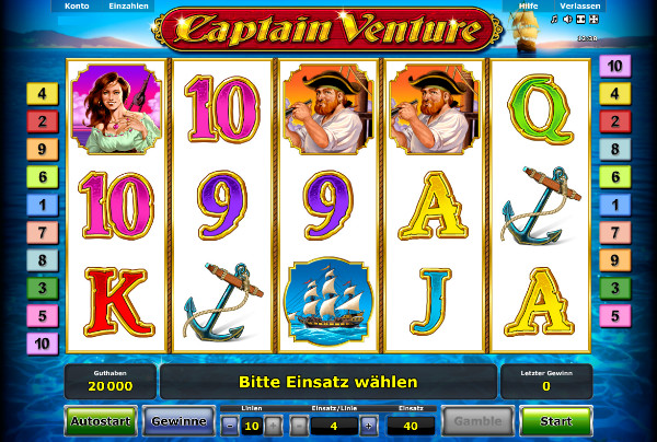 Captain Venture - Novoline Spielautomat