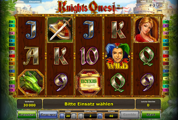 Knights Quest - Novoline Spielautomat