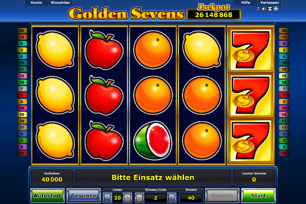 Golden Sevens Jackpot Spielautomat